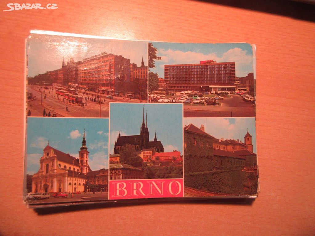 Pohlednice Brno - město soubor pohledů 10  1972+