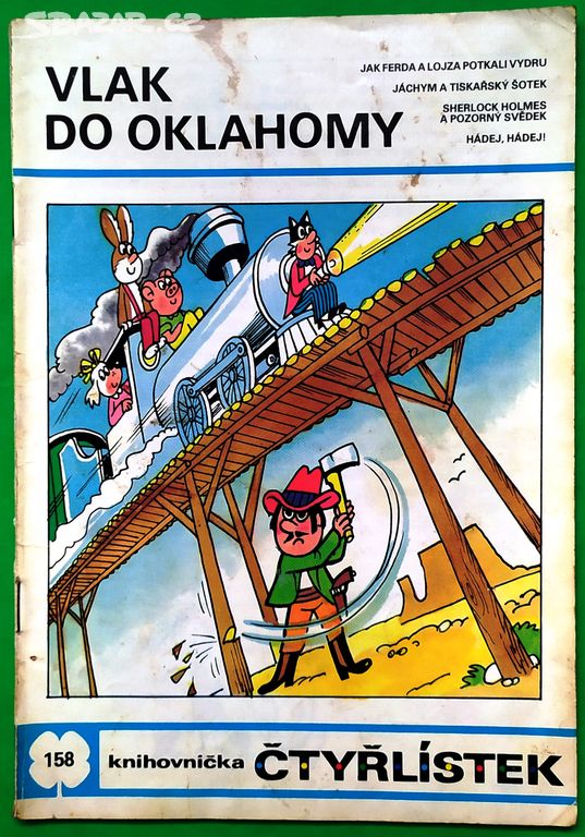 ČTYŘLÍSTEK č. 158/1988 VLAK DO OKLAHOMY