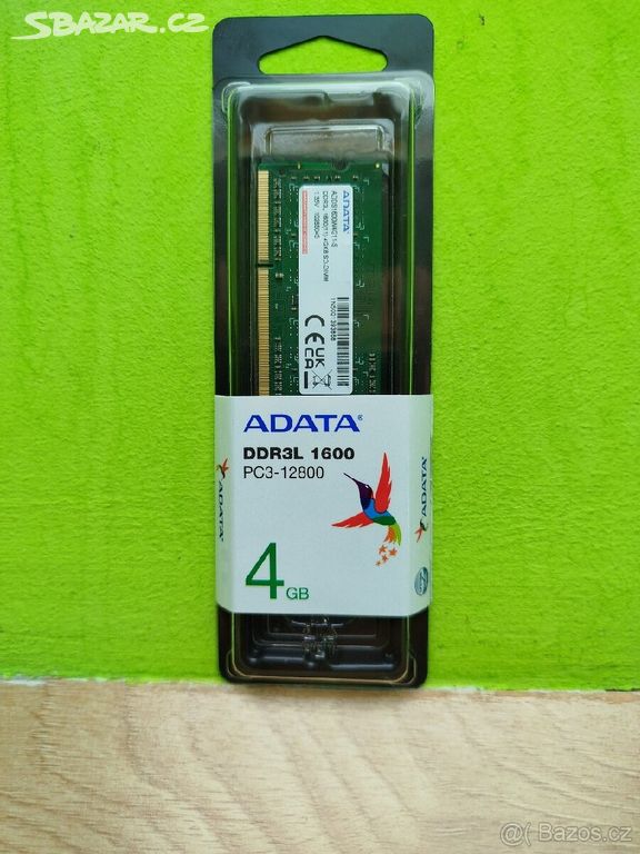 SLEVA - ADATA SO-DIMM 4gb DDR3L 1600Mhz