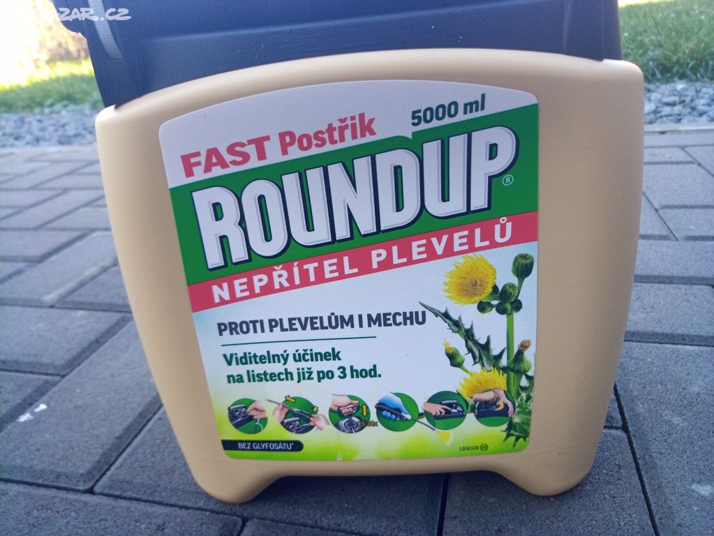 Postřik proti pleveli - Roundup 5L baleni