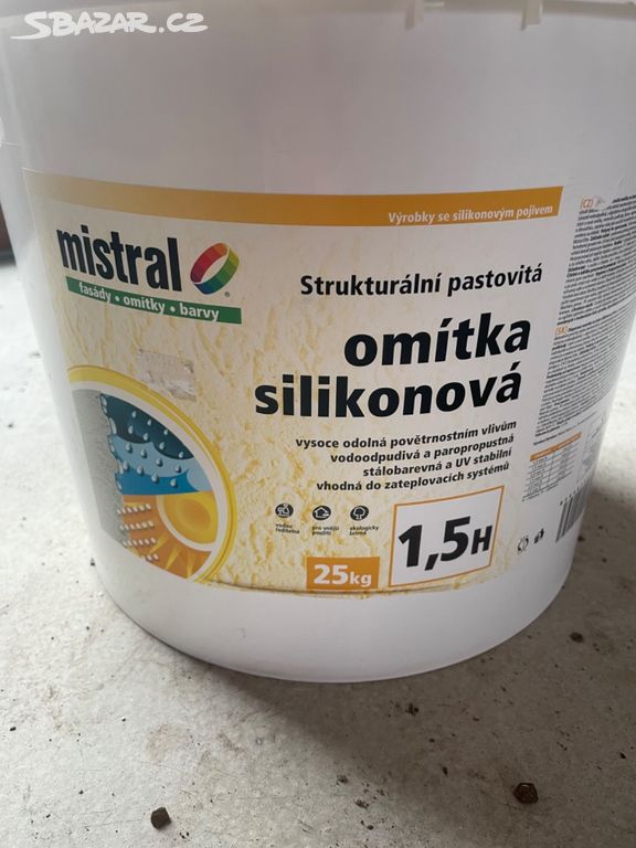 Silikonová omítka ŠEDÁ