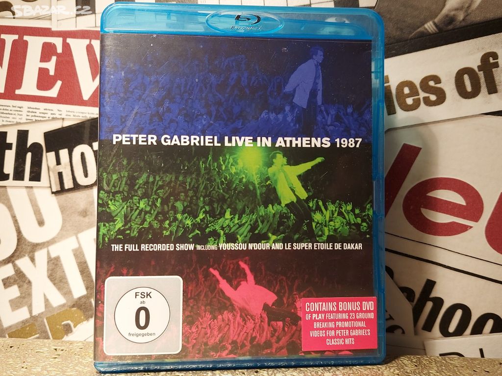 Peter Gabriel - Live In Athens 1987 na 2 x Blu-ray
