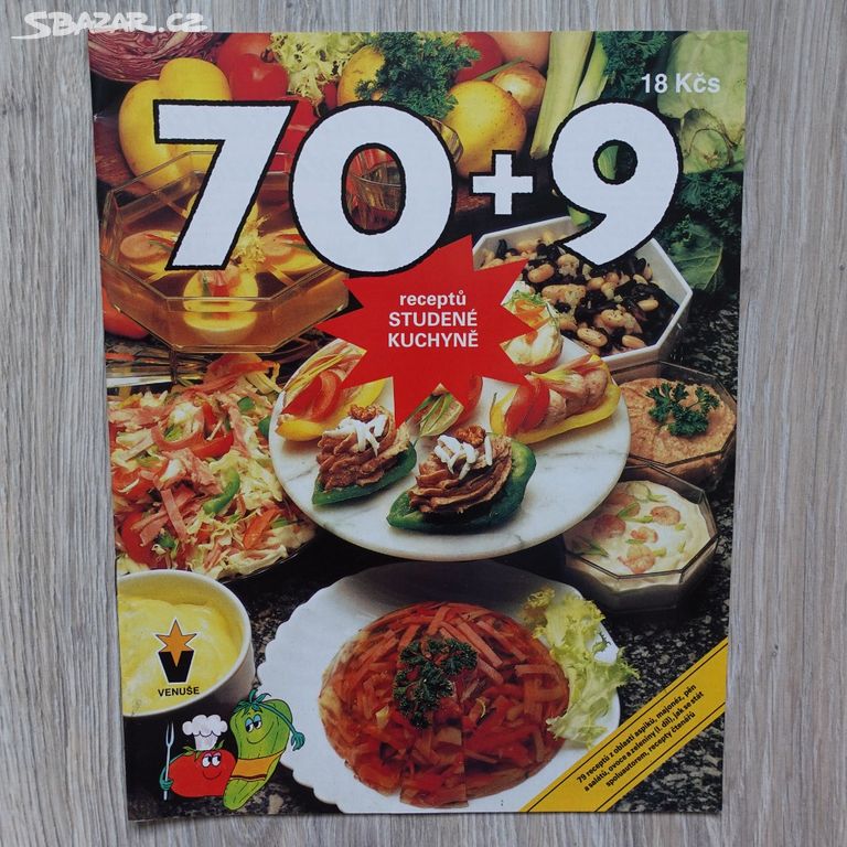 Časopis 70+9 receptů studené kuchyně - 1. díl