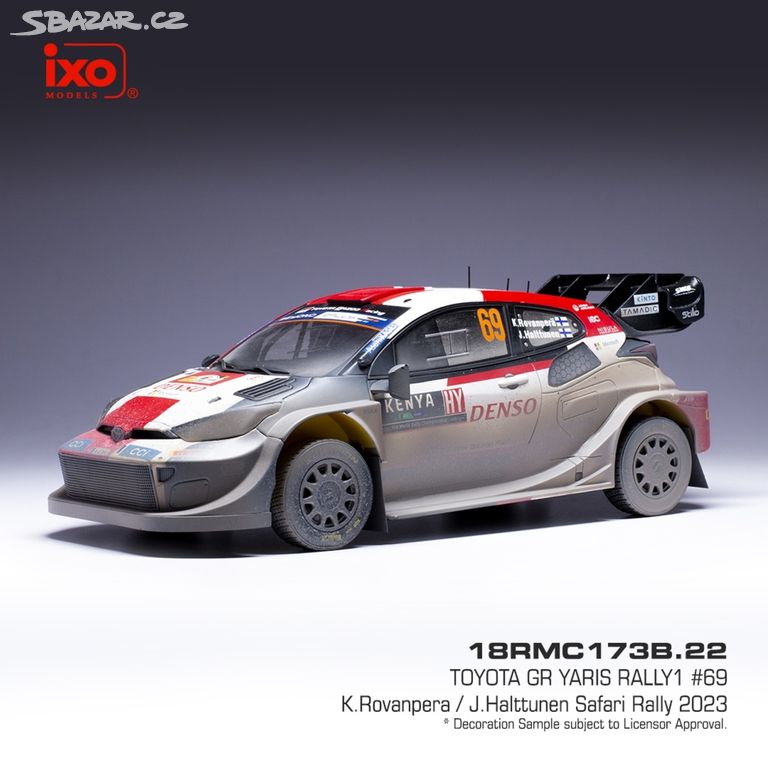 Modely Toyota GR Yaris Rally 1:18 IXO