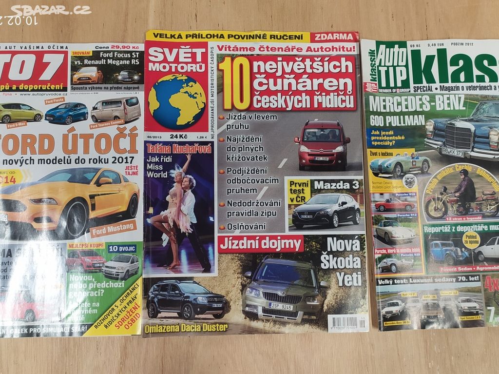 časopisy Svět motorů, Autotip, Auto7