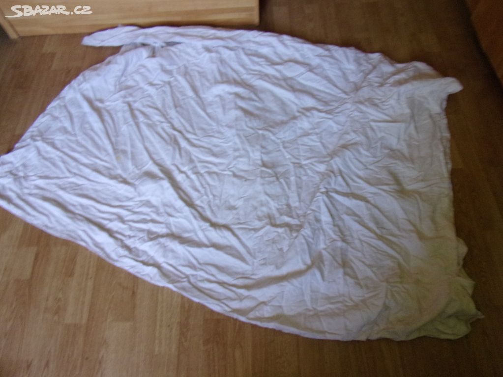 potah povlak na peřinu bílý cca 160 x 120 cm