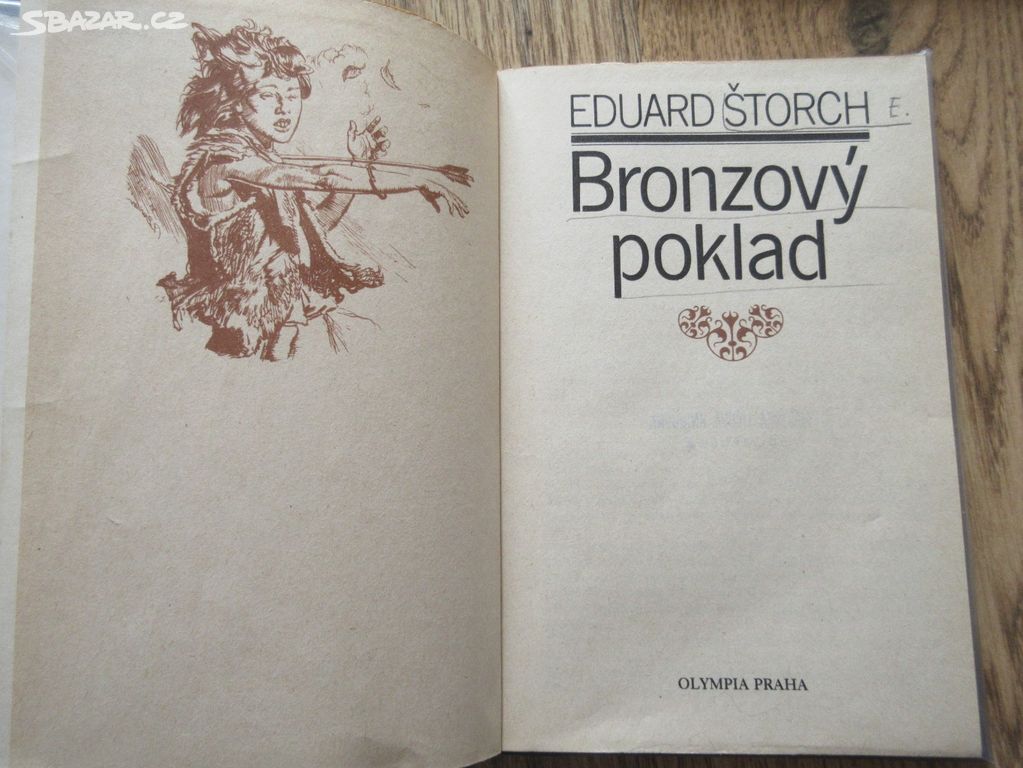 Štorch Bronzový poklad, 1983, ilustrace Burian