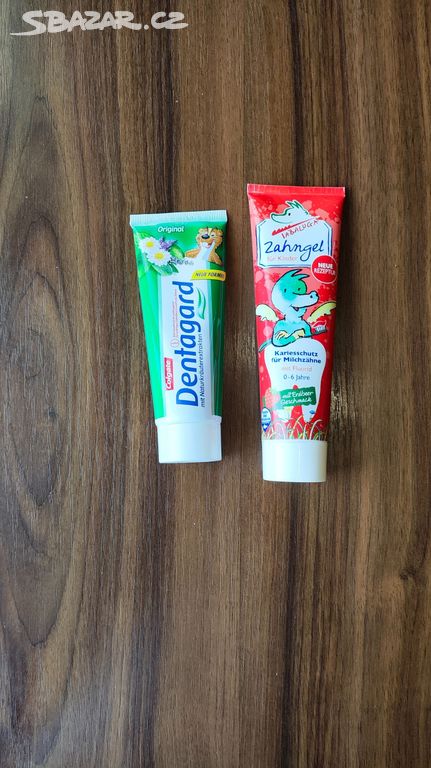 2x nová dětská zubní pasta