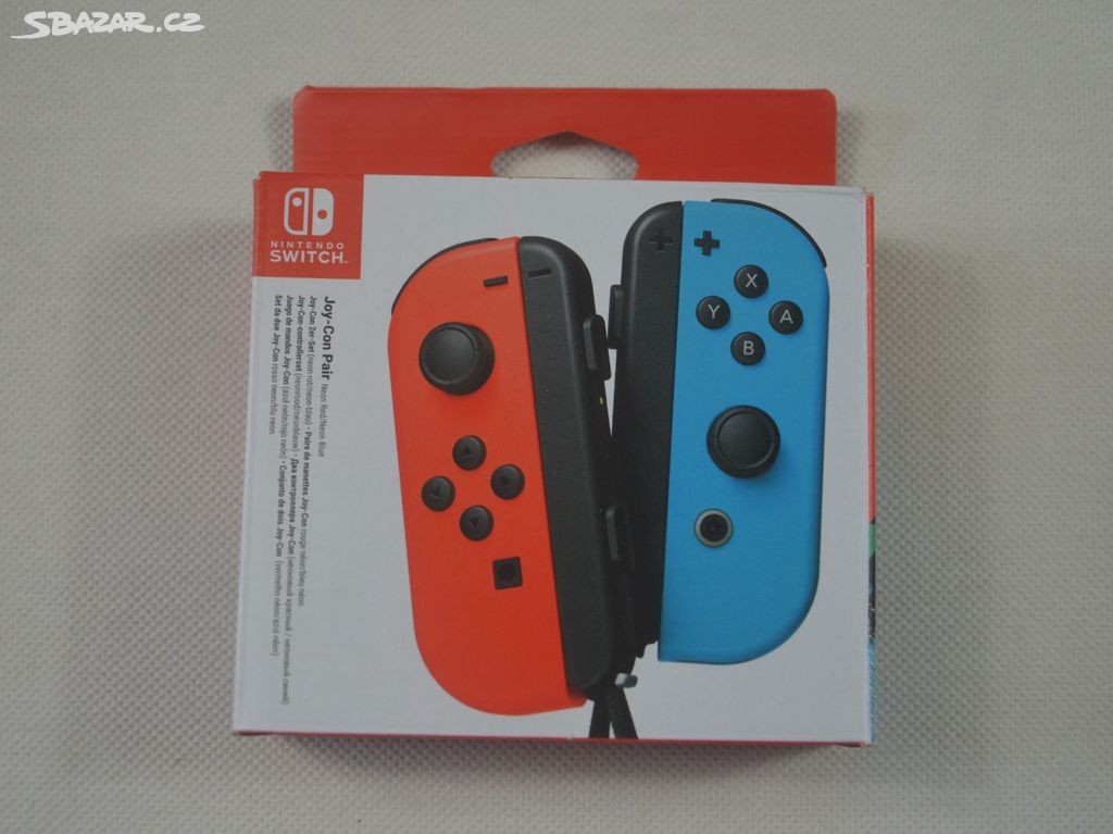 Nintendo Switch Joy-Con Pair Neon Red/Neon Blue