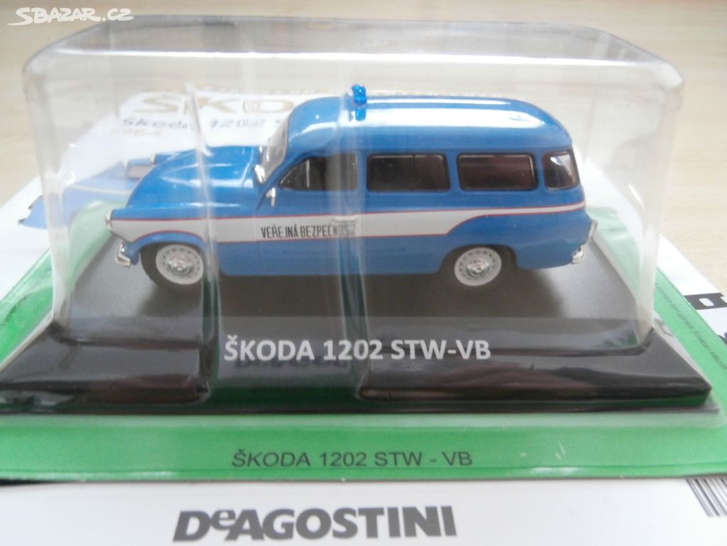 1:43 Škoda 1202 Veřejná bezpečnost (Deagostini)