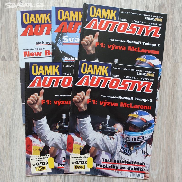 Časopis ÚAMK autostyl - ročník 1999 - 5 kusů