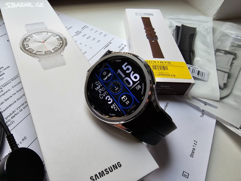 SAMSUNG Galaxy Watch 6 Classic 47mm,silver,zánovní