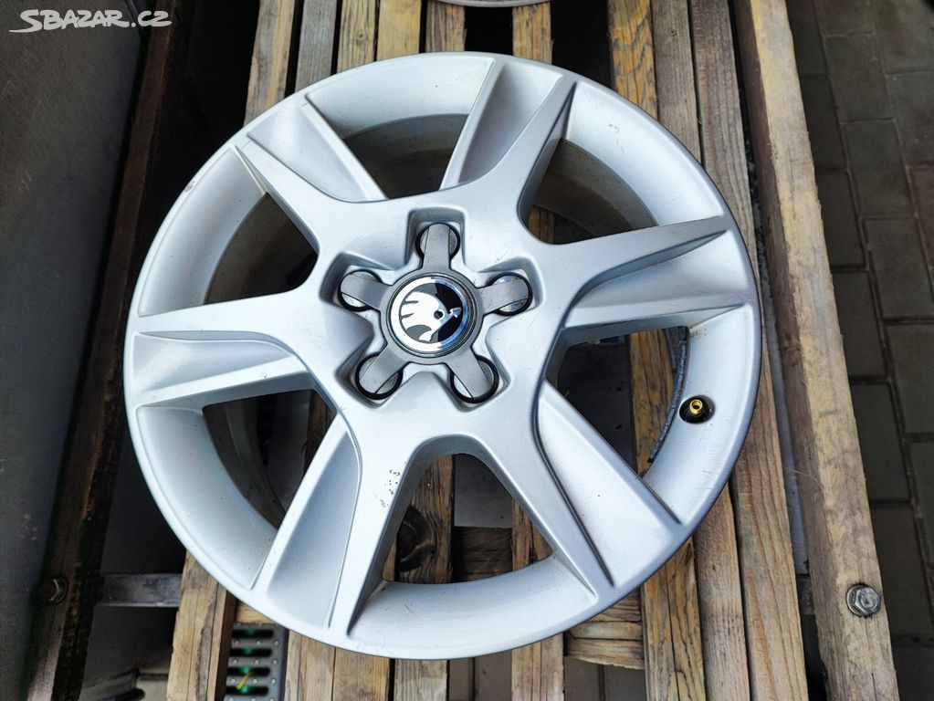 Alu disky 16 R16 R 5x112 VW Škoda Audi ET50 6,5J