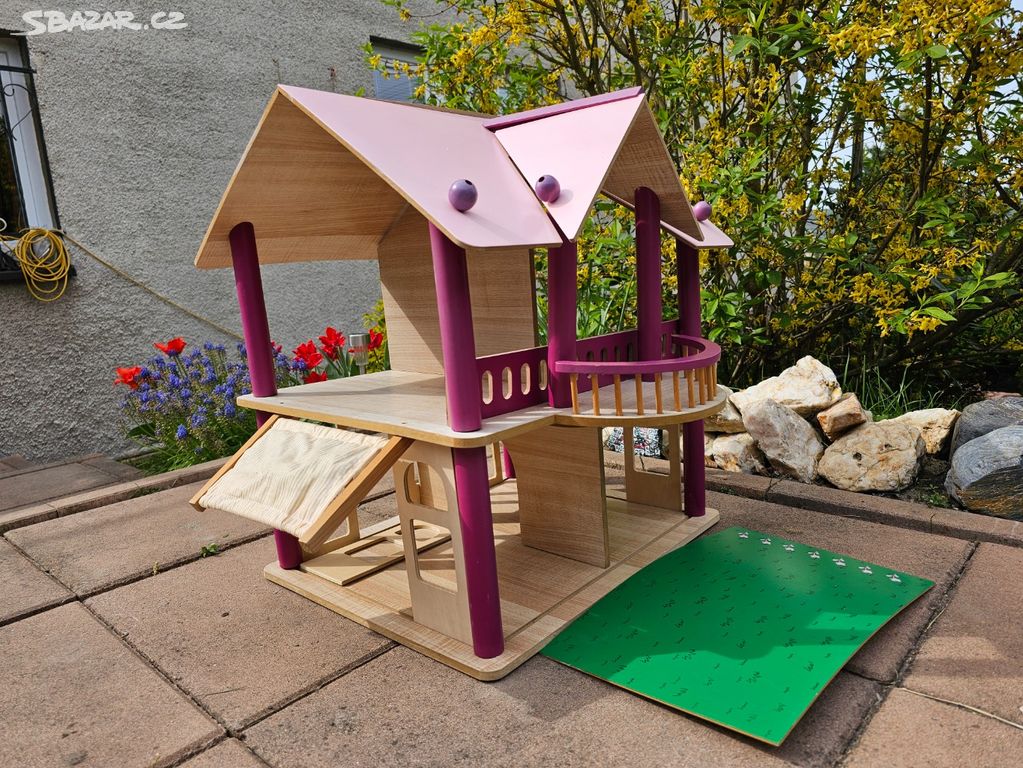Dětský domeček pro panenky dřevěný