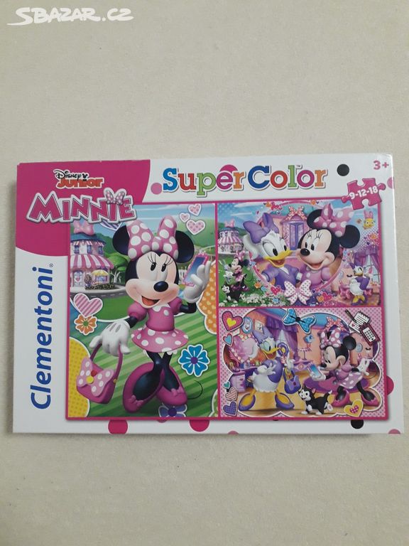 Puzzle Minnie 9,12,18 dílků