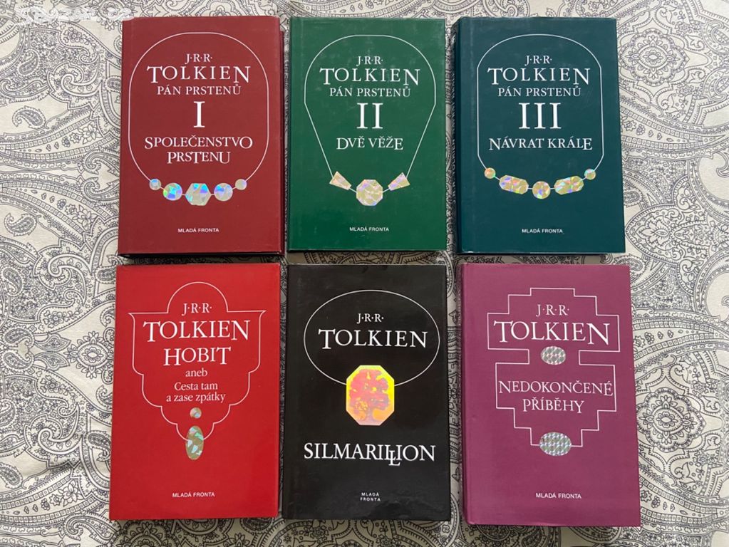 Tolkien komplet LOTR, Hobit, Silmarillion, Příběhy