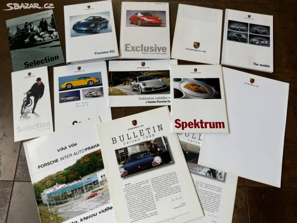 Porsche 911 prospekty, katalogy