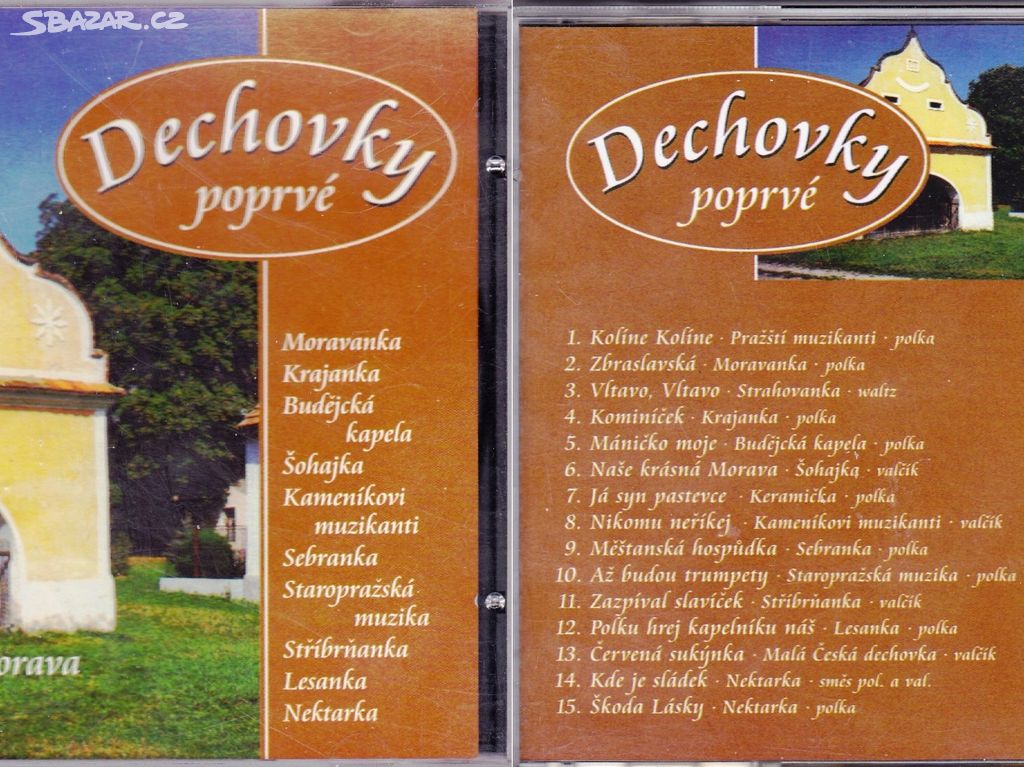 6x CD DECHOVÉ HUDBY PRO ŠTAMGASTY