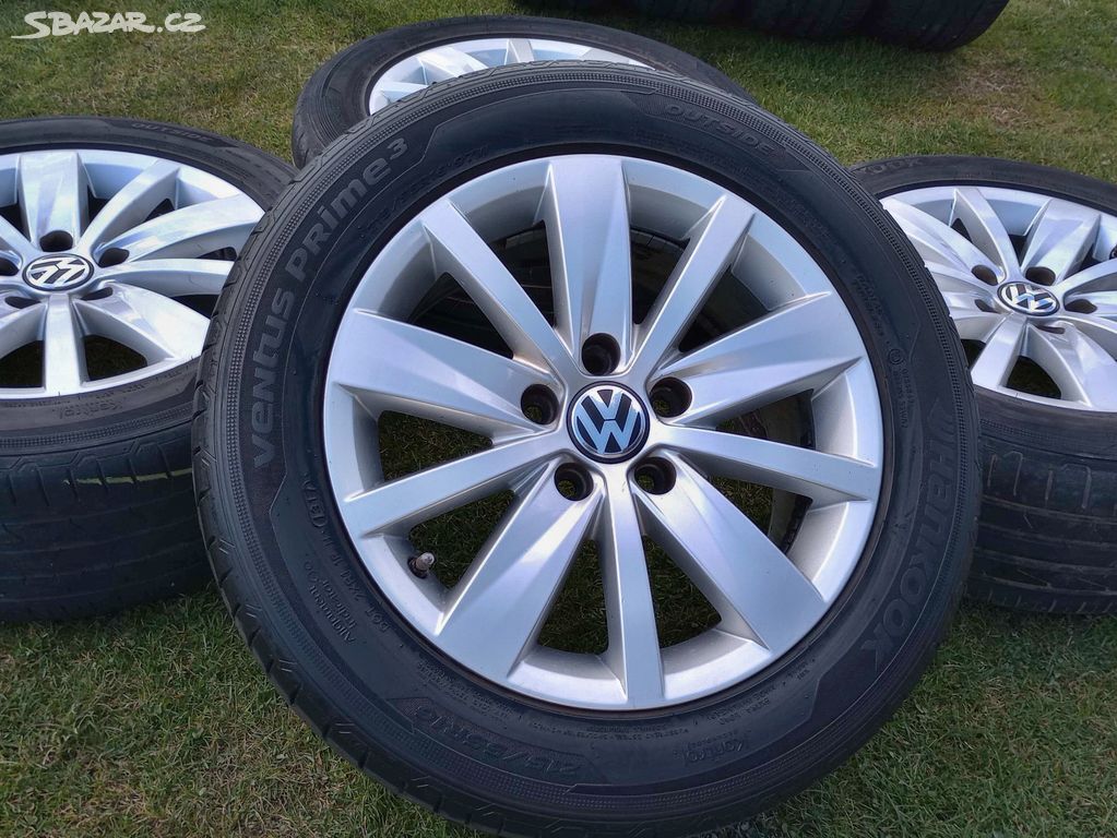 16 originál VW PASSAT B7 B8 letní 215/55 R16 TMPS