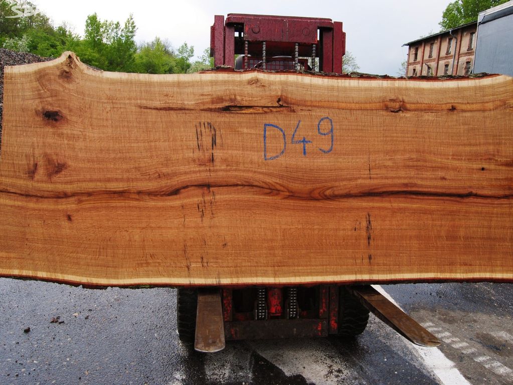 Dubové fošny 252cm D47, D48, D49