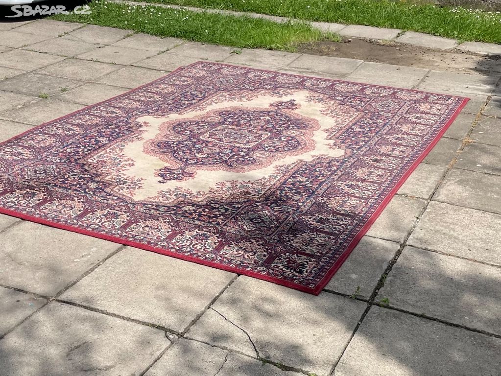 Pravý perský  vlněný koberec Buchara  70 léta