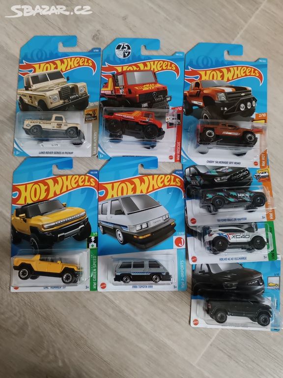 Hot wheels off road mercedes, chevy, hummer, ford