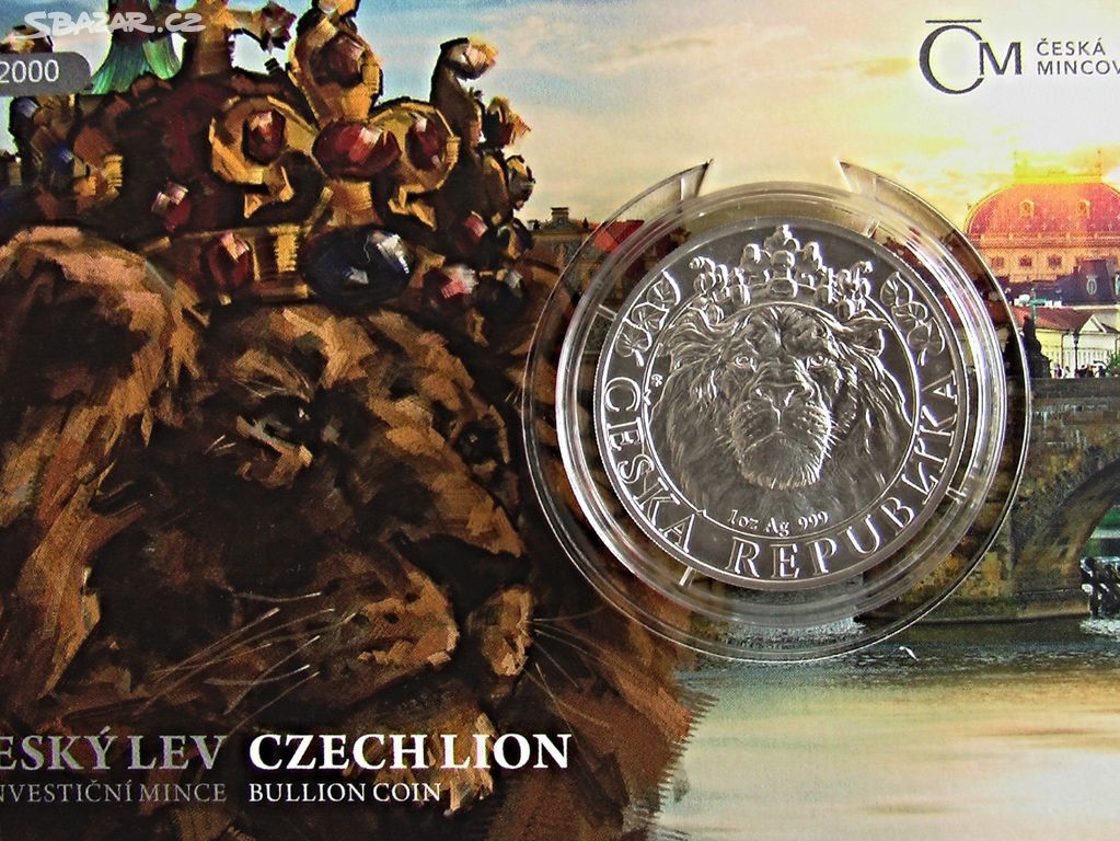 Český lev 2022 číslovaný blistr