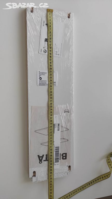 IKEA BEST Police, bílá, 56x16 cm NOVÁ