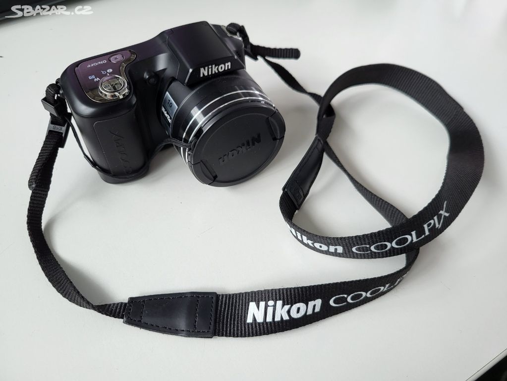 NIKON COOLPIX L100 černý digi fotoaparát 10MPx