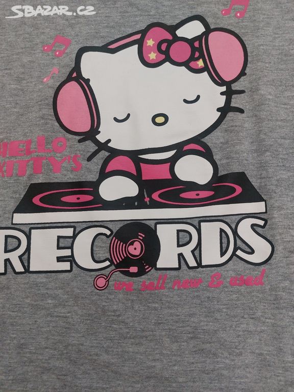 Dívčí tričko s krátkým rukávem Hello Kitty 146
