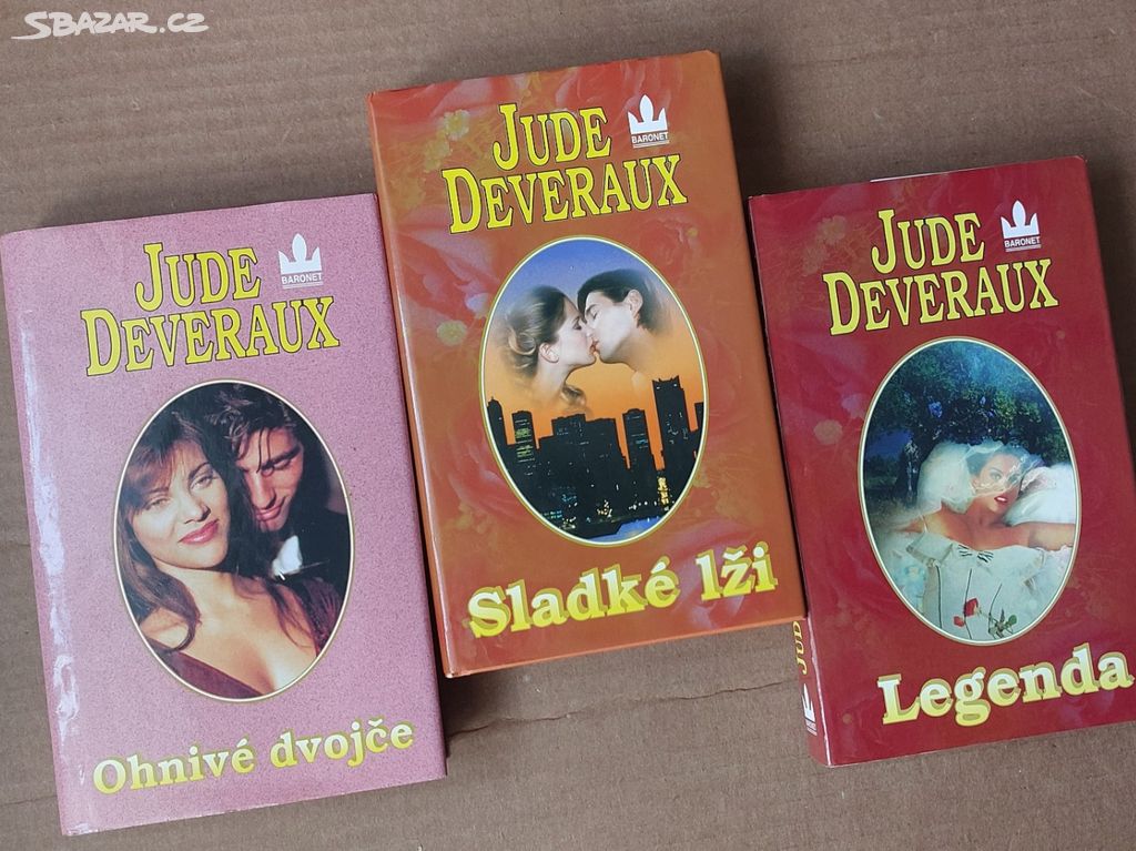 JUDE DEVERAUX - tyto 3 knihy CELKEM za 99 Kč