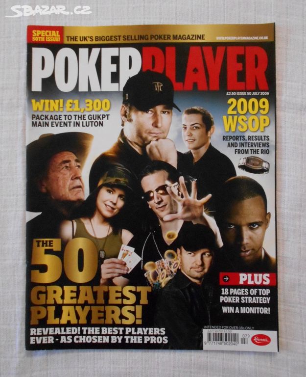 Časopis PokerPlayer Magazin July 2009 - anglicky