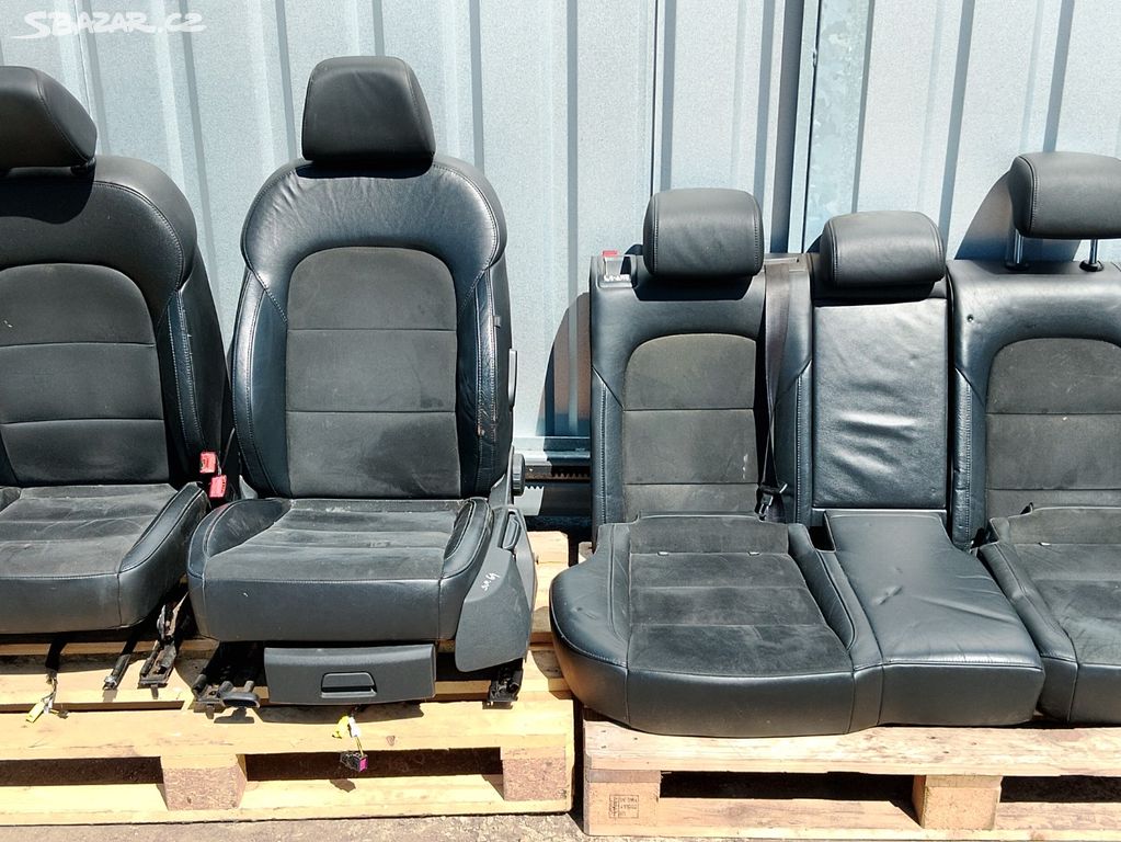 Škoda Superb II combi sedačky kůže + alcantara