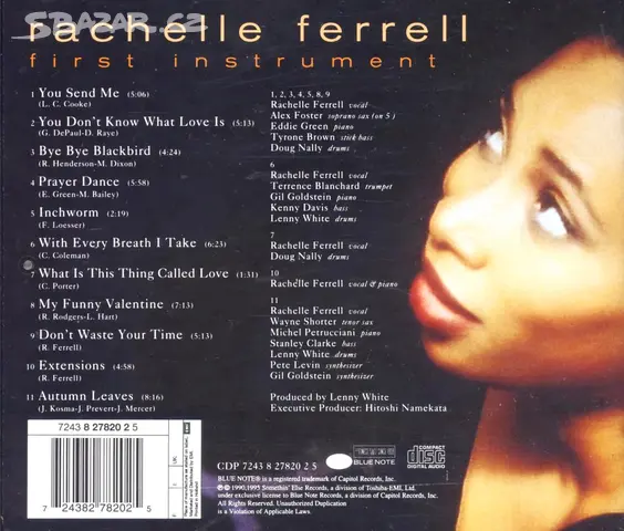 CD Rachelle Ferrell - First Instrument - Znojmo - Bazar - Sbazar.cz