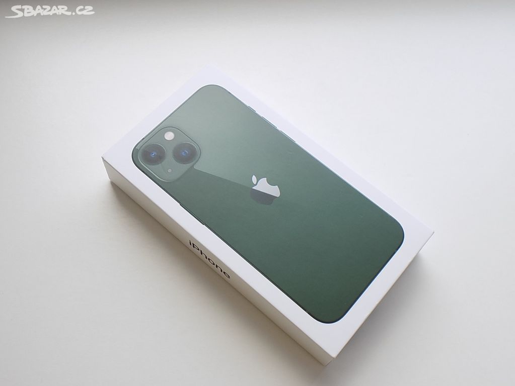 APPLE iPhone 13 mini 256GB Green - ZÁRUKA-NEPOUŽIT