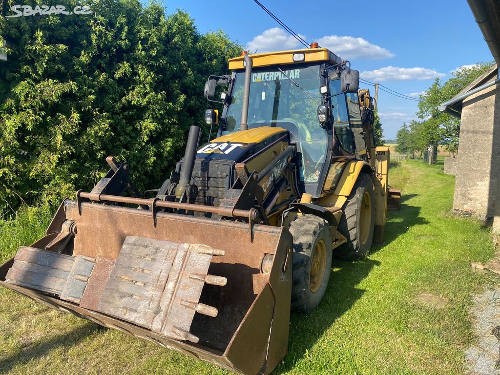 Traktor bagr Caterpillar 424D, 2005, 12000MH