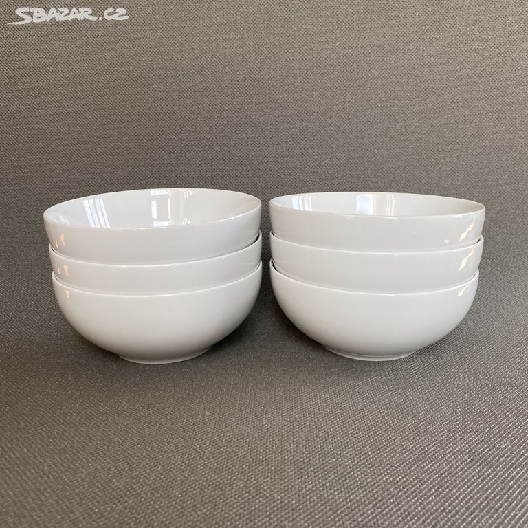 Rosenthal 6x bílá porcelánová miska 300ml