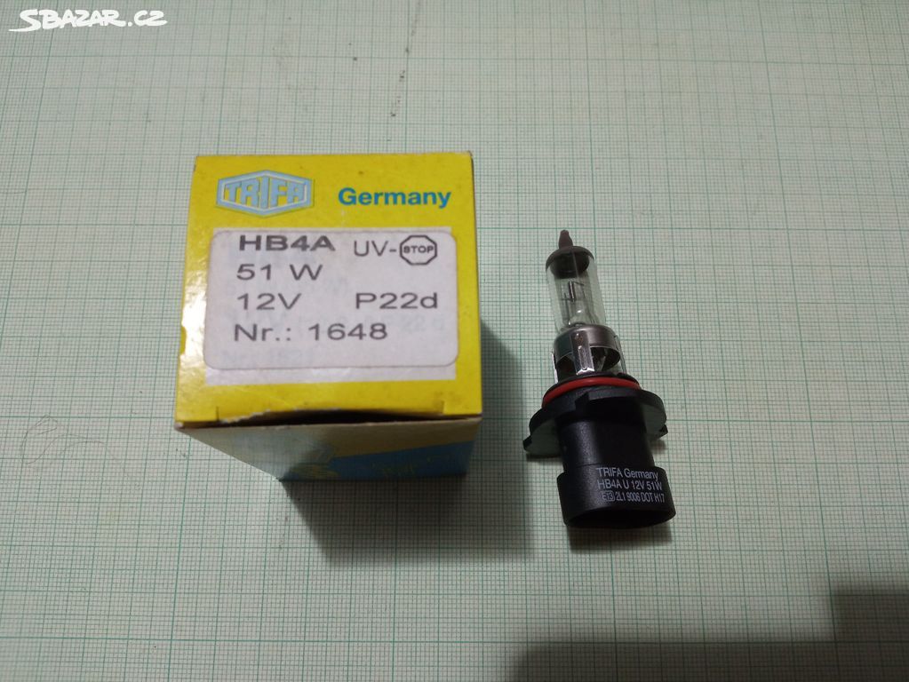 žárovka TRIFA HB4A 12V 51W