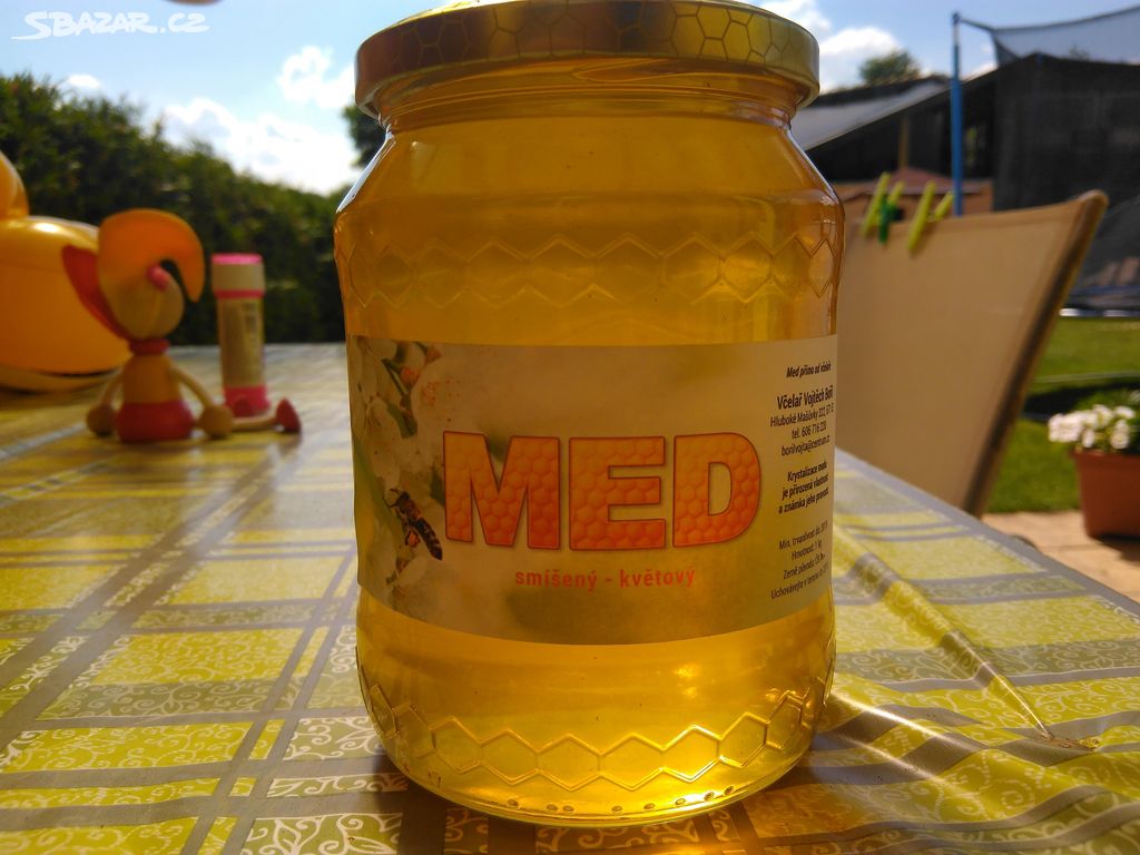 Prodám květový med s příměsí z akátu