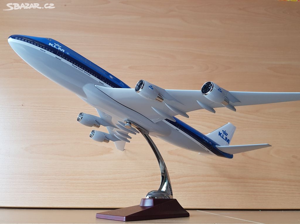 Boeing 747 KLM velký model 47cm