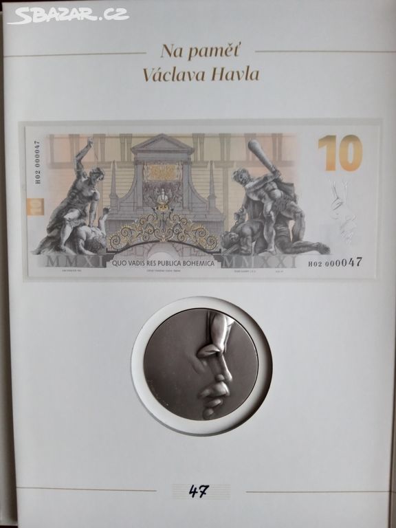 "V.Havel" paměťovka, Ag medaile 2021