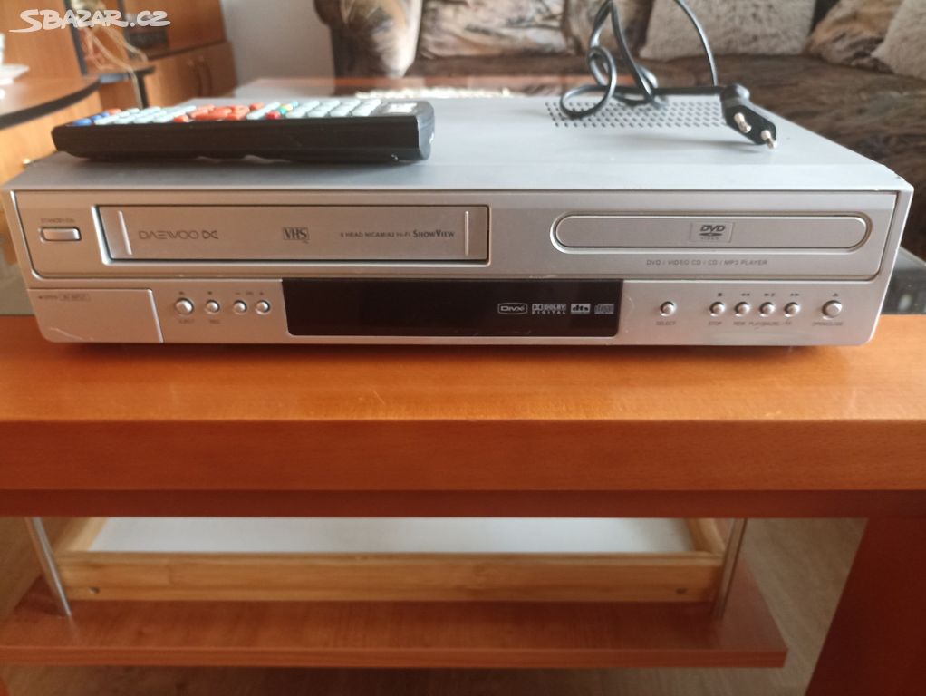 Combo Daewoo SF-9301 Videorec VHS VCR 6 HL. odzkou