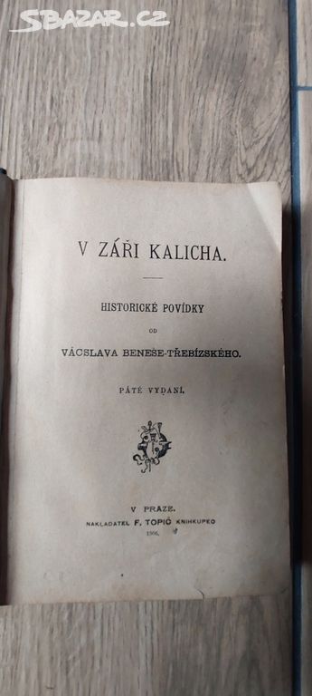 Kniha z roku 1906 V záři kalicha