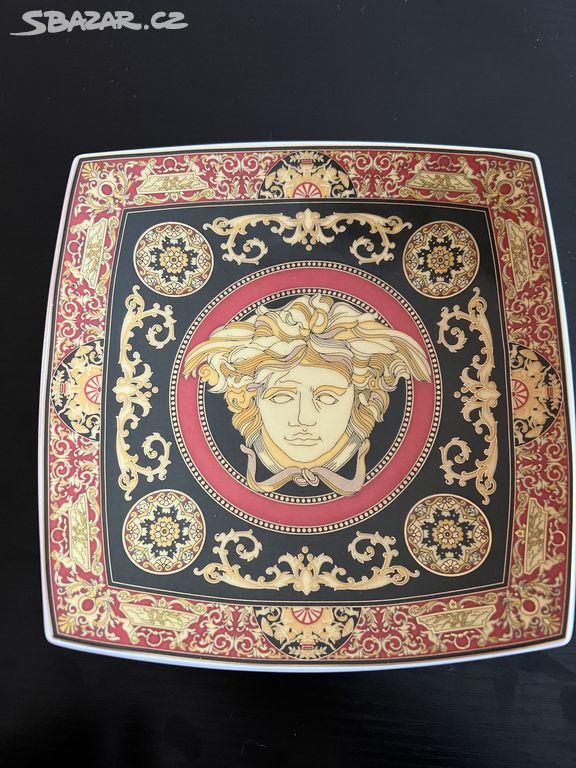 Rosenthal Versace Medusa porcelánový talíř
