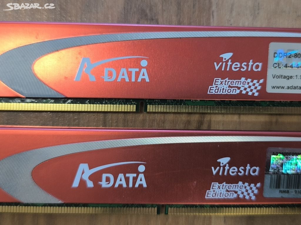 Paměti RAM A-data DDR2 4GB