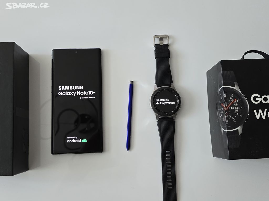 Prodám Samsung Note 10 plus, zdarma Samsung watch