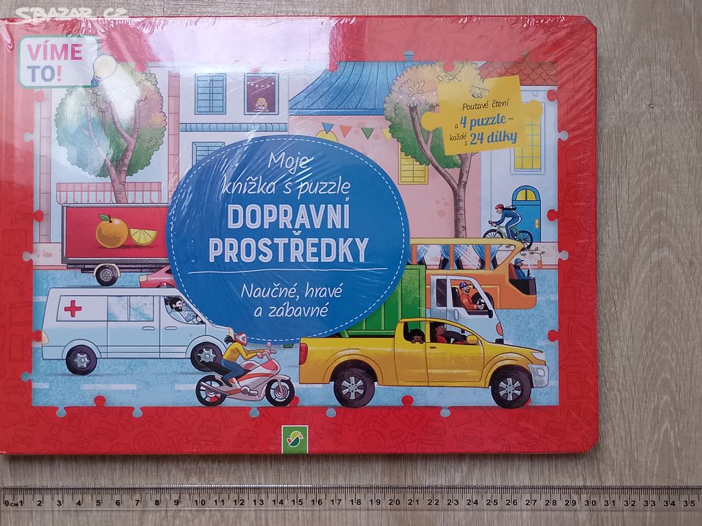 NOVÉ Moje knížka s puzzle - Dopravní prostředky