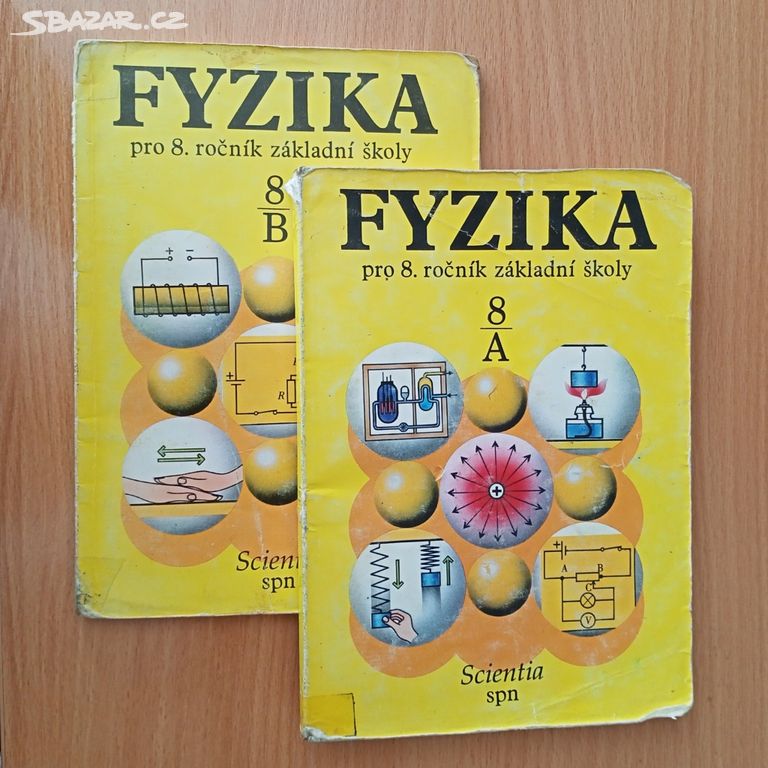 Fyzika 8 pro ZŠ, díl A+B, vydání 1993