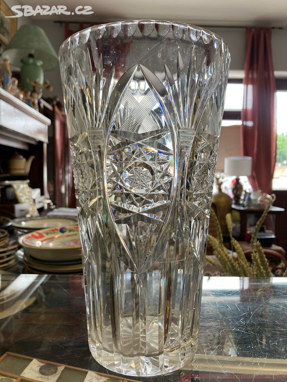 Krásná skleněná váza - 27cm