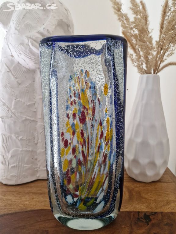 Luxusní váza z hutního skla - Jaroslav Svoboda
